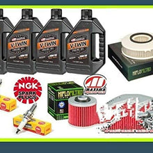 Bel-Ray Yamaha V Star 1100 Oil Change Tune Up Kit 20W50 Oil, NGK Plugs, Air & Oil Filter