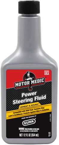 Niteo Motor Medic M2714H/6-6PK Power Steering Fluid with Stop Leak & Conditioner for Honda and Acura - 12 oz, (Case of 6)