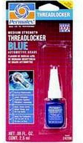 Itw Global Brands Permatex 24206 2.5 ml Blue Medium Strength Threadlocker