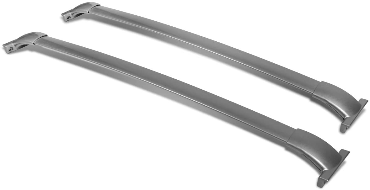 Replacement for Pathfinder R52 Pair of Aluminum OE Style Roof Rack Top Crossbars (Silver Coated)