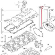 Genuine 1 set of square sealing rings AUDI 06F198107A