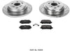 Power Stop K5839 Rear Brake Kit with Drilled/Slotted Brake Rotors and Z23 Evolution Ceramic Brake Pads