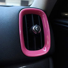 HKPKYK Car air Conditioning Outlet Decoration,4pcs Car Air Conditioner Outlet Decoration Cover Sticker,for Mini Cooper S JCW F60 Countryman, Car Styling Accessories