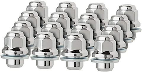 DPAccessories LCM3C6HCOCH04020 20 Chrome Lug Nuts for Toyota Lexus Scion Aluminum Wheels 90084-94001 99051.1 Wheel Lug Nut
