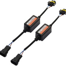 1 Pair H8/H9/H11 LED Headlight Canbus Decoders Anti Flicker Flash Resistor