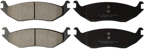 Premium Ceramic REAR Brake Pad Set KFE Ultra Quiet Advanced KFE967-104