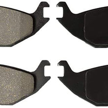 KFE KFE967-104 Ultra Quiet Advanced Premium Ceramic Brake Pad Rear Set Compatible with: Dodge Ram 1500, Durango; Chrysler Aspen; Ram 1500