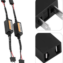 S-Seashell- Car Styling 2Pcs Led Canbus Headlight Decoder Device Anti-Flicker Resistors Error Canceller For H7 Decorative Lamp Car Accessory