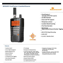 Uniden BCD325P2 Handheld TrunkTracker V Scanner. 25,000 Dynamically Allocated Channels. Close Call RF Capture Technology. Location-Based Scanning and S.A.M.E. Weather Alert. Compact Size.