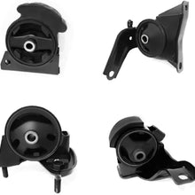 Ashimori Compatible With 1993-1997 Toyota Corolla Geo Prizm 1.8L Auto Transmission Engine Motor Mount Set A6261 A6260 A6242 A6259