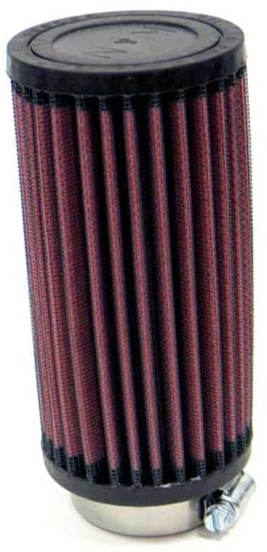 K&N Universal Clamp-On Air Filter: High Performance, Premium, Washable, Replacement Engine Filter: Flange Diameter: 1.875 In, Filter Height: 6 In, Flange Length: 0.625 In, Shape: Round, RU-0420