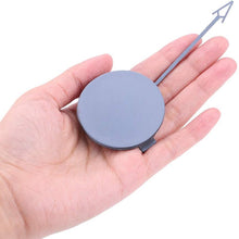 Terisass 8E0807241C Grey Car Front Bumper Towing Hook Cover ABS Plastic Tow Hook Eye Hole Cover Replacement for A4 B7 2005 2006 2007 2008
