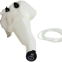 Windshield Washer Tank Assembly compatible with Cadillac CTS/CTS-V 08-14 W/Pump Cap and Sensor W/Headlight Washer Holes