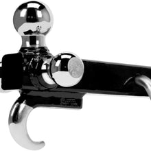 leofit Trailer Tri-Ball Hitch with Hook Receiver Mount, 1-7/8’’& 2’’& 2-5/16’’ Ball with Hitch Pin