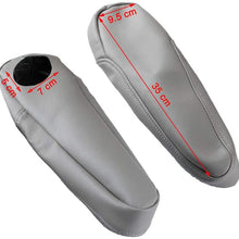 Wadoy Pair PU Leather Seat Armrest Cover for Honda Odyssey 2005-2010（Gray）