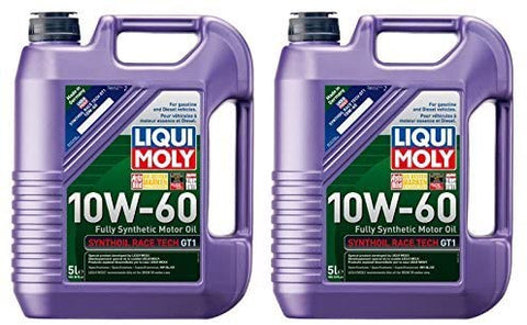 Liqui Moly Synthoil Race Tech GT1 10W-60 Motor Oil (5 Liter) - 2 Pack