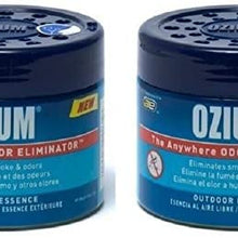 Ozium Smoke & Odors Eliminator Gel. Home, Office and Car Air Freshener 4.5oz (127g), Outdoor Essence Scent (2 pack)