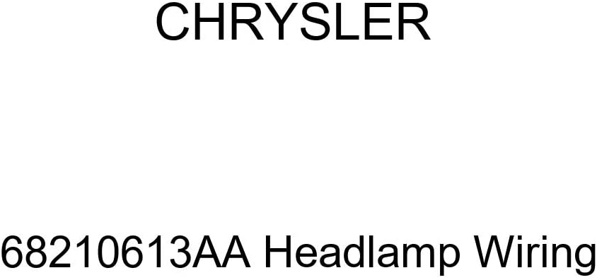 Genuine Chrysler 68210613AA Headlamp Wiring