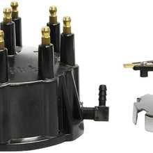 Ignition Distributor Cap Compatible with Mercruiser GM V8 Engine with Thunderbolt IV With Replace OE Part # 187523, 805759Q3, 805759T3, 815407A2