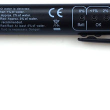 EFORCAR Brake Fluid Tester, Automotive Shop Tools Diagnostic Testing Tool Auto Brakes Calibrated with 5 LED Indicator Brake Fluid Oil Detection Mini Pen Liquid Moisture Water Tester Tool For DOT3 DOT4