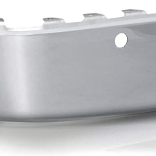 Fits 2007-2013 Chevy Silverado GMC Sierra 1500 2500HD 3500HD Chrome Steel w/Sensor Hole Rear Bumper End Cap Driver Left