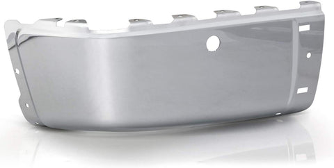 Fits 2007-2013 Chevy Silverado GMC Sierra 1500 2500HD 3500HD Chrome Steel w/Sensor Hole Rear Bumper End Cap Driver Left