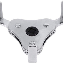 Dismantlement Tool, Delaman 3 Jaw 2 Way Engine Oil Filter Wrench Dual Driver Removal Tool Remover, 65-110MM