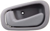 LUJUNTEC Interior Door Handles Driver Passenger Side Replacement for 1998-2002 Toyota Corolla Texture Grey(4pcs)
