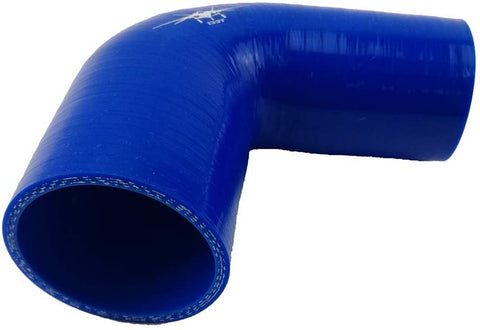 I33T 3-Ply Universal High Performance 90 Degree Elbow Reducer Coupler Silicone Hose ID 1.75