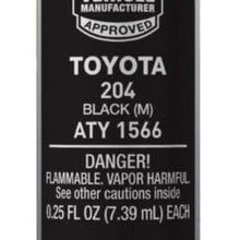 Dupli-Color ATY1566 Metallic Black Toyota Exact-Match Scratch Fix All-in-1 Touch-Up Paint - 0.5 oz.