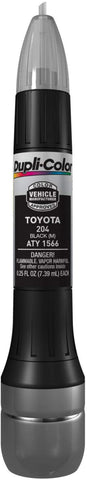 Dupli-Color ATY1566 Metallic Black Toyota Exact-Match Scratch Fix All-in-1 Touch-Up Paint - 0.5 oz.