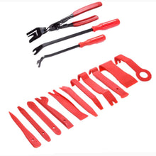 Trim Removal Tool 41Pcs Car Panel Door Audio Removal Tool Kit, Auto Clip Pliers Fastener Remover Pry Tool Set with Storage Bag (Red)