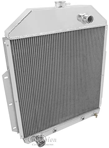 2 Row Radiator, All Aluminum for 1942-1952 Ford Pickup Trucks. Engine applications: Ford engines. Radiator Manufactured by Champion Cooling Systems, Part Number: 4252FD