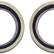 Aeloa 24pcs/Set Imperial Standard Copper Skeleton Oil Seals Assortments for Car
