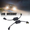 Acouto 2PCS LED Headlight Decoder, 9005/9006 Car LED Headlight Decoder Anti-Flicker Flash Error Canceler Resistor Decoder DC 12V-14V