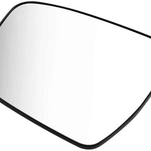 963664BA0A OE Style Driver/Left Mirror Glass Lens Replacement for Nissan Rogue Murano Pathfinder 14-19