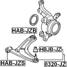 51360Saet01 - Rear Arm Bushing (for Front Arm) For Honda - Febest