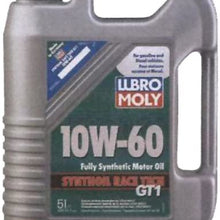 Lubro-Moly Synthoil Race Tech GT1 10W-60 Motor Oil (5 Liter)
