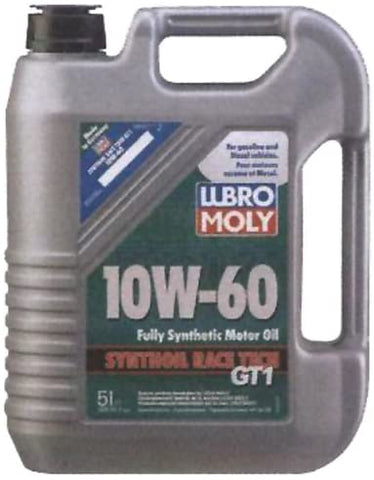 Lubro-Moly Synthoil Race Tech GT1 10W-60 Motor Oil (5 Liter)