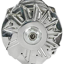 DB Electrical ADR0242-C 110 Amp Chrome Alternator Compatible with/Replacement for Chevy GM 12SI One-Wire 1965-1985