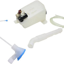 Windshield Washer Tank Assy compatible with Rsx 05-06 W/Dual Pump Inlet and Cap