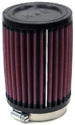 K&N Universal Clamp-On Air Filter: High Performance, Premium, Washable, Replacement Engine Filter: Flange Diameter: 2.5 In, Filter Height: 5 In, Flange Length: 1 In, Shape: Round, RB-0710