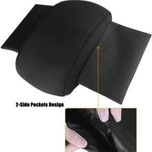 D-Lumina Center Console Cover Armrest Cushion Pad for Toyota Tacoma 2016 2017 2018 Armrest Pad, W/ 2-Side Storage Pockets, Neoprene, Waterproof, Black