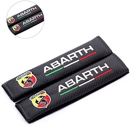 Amooca Abarth Embroidered Seat Belt Shoulder Cushion Cover Pad