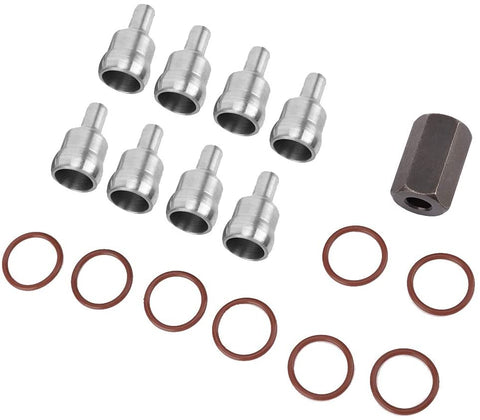 Suuonee Oil Rail Repair Kit, High Pressure Oil Rail Repair Kit with Washer Fit for Ford 2004-2010 6.0L Diesel