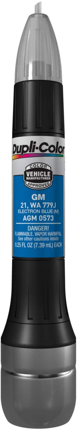 Dupli-Color AGM0573 Metallic Electron Blue General Motors Exact-Match Scratch Fix All-in-1 Touch-Up Paint - 0.5 oz.