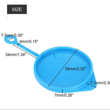 Ejoyous Car Windshield Washer Bottle Cap with Small Ring Cover with Exquisite Appearance for Accord Civic CRV CRX (Blue)