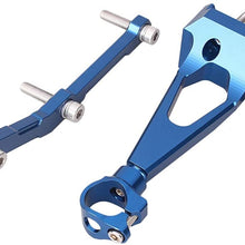 Mallofusa Motorcycle Stabilizer Steering Damper Bracket Mount Holder Kit Compatible for Yamaha MT-09 2013 2014 2015 Silver