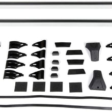 OCPTY 50" Window Frame Cross Bars Roof Rack Fit For Toyota Camry 2012-2018,for Toyota Corolla 1990-2018 Luggage Racks Rooftop Cargo Carrier Bag Luggage Kayak Canoe Bike Snowboard Skiboard