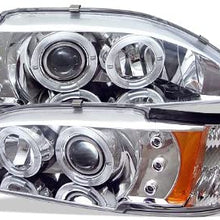 Spyder Auto 5010407 LED Halo Projector Headlights Chrome/Clear